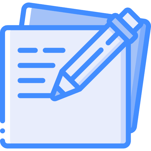 Planning study note organization icon