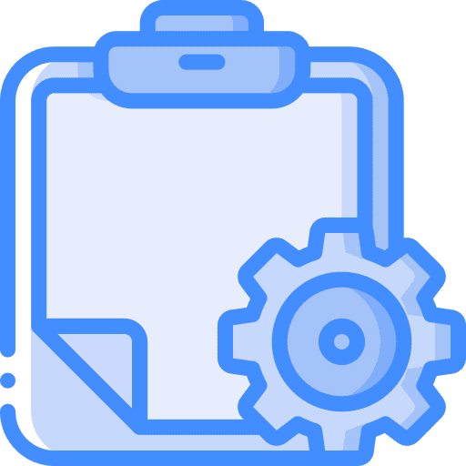 Clipboard settings register gear icon