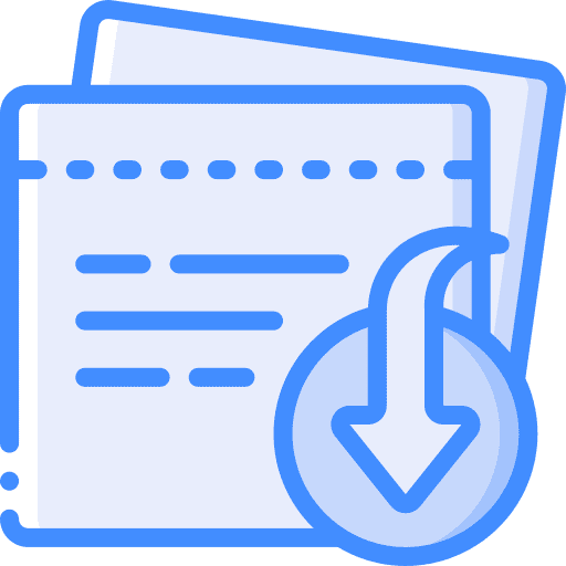 Download folder internet browser icon