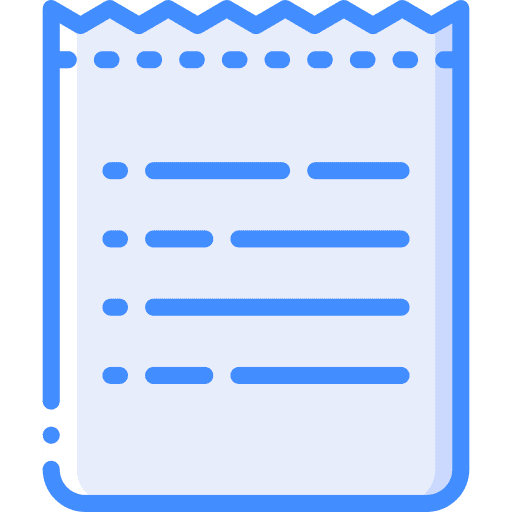 Notes list file paper icon