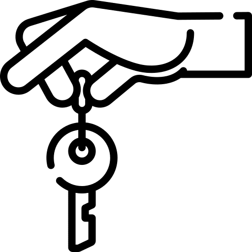 Key hand gesture access icon