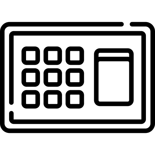 Panel electronics panel identification icon Panel electronics panel identification icon