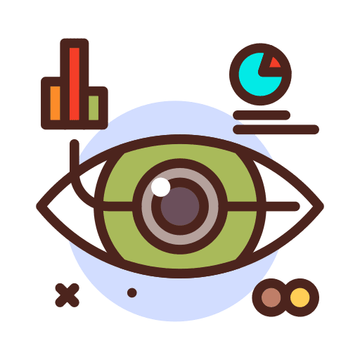Analyse identification security scan icon