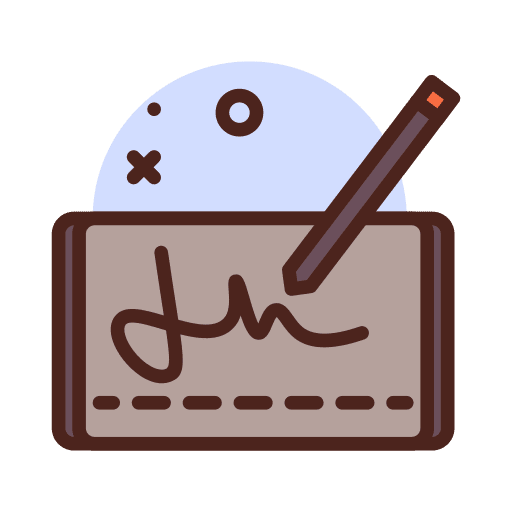 Digital signature signature digital digital signature icon