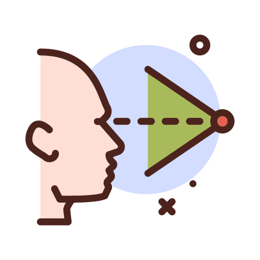 Eye recognition identification human security icon Eye recognition identification human security icon