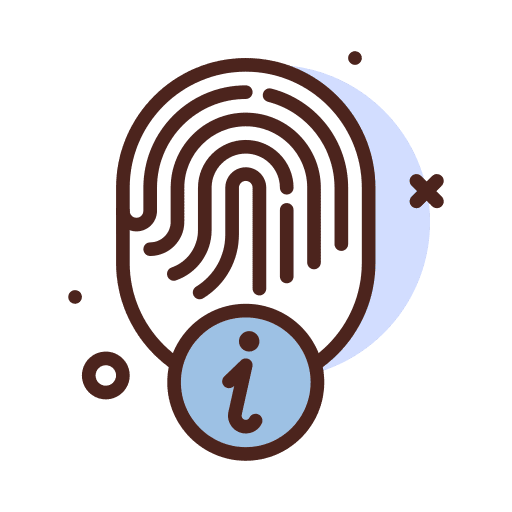 Info info security details icon Info info security details icon