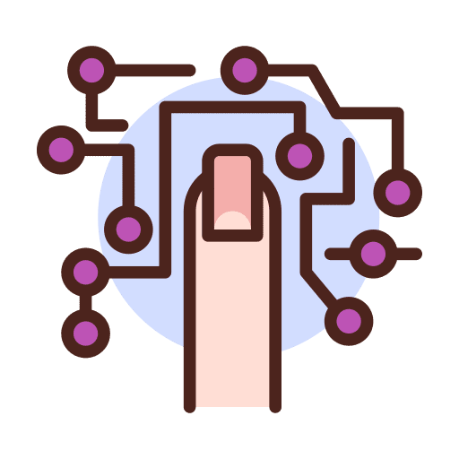 Finger scan finger biometrics icon Finger scan finger biometrics icon