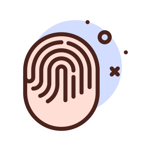 Fingerprint fingerprint finger login icon Fingerprint fingerprint finger login icon