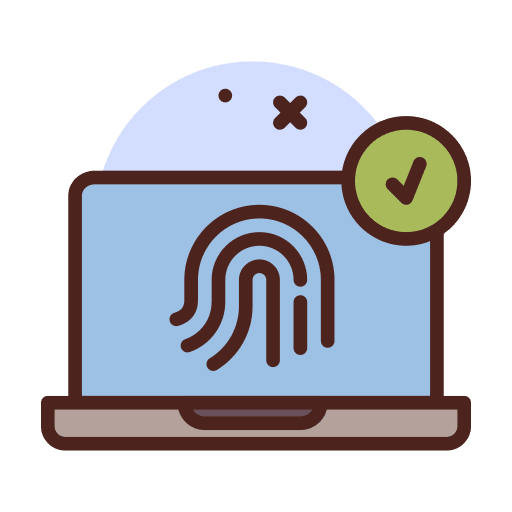 Laptop login checkmark laptop icon Laptop login checkmark laptop icon