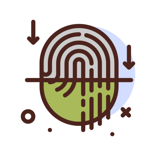 Scan scan identification security icon Scan scan identification security icon
