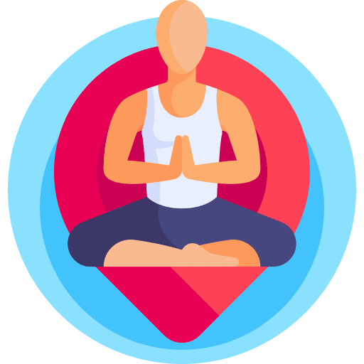 Meditation yoga location exercise icon Meditation yoga location exercise icon
