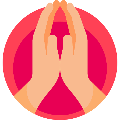 Namaste hinduism religion hinduist icon