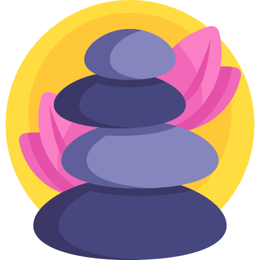 Hot stones nature beauty rocks icon Hot stones nature beauty rocks icon