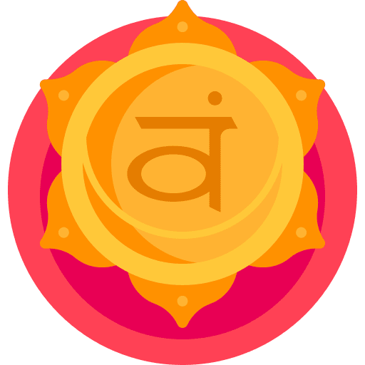 Svadhishthana meditation shapes and symbols chakra icon Svadhishthana meditation shapes and symbols chakra icon