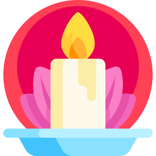 Candle burn decoration fire icon Candle burn decoration fire icon
