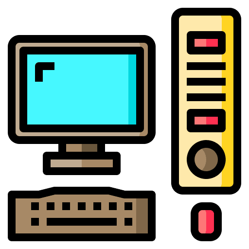 Computer set education computer computer set icon Computer set education computer computer set icon