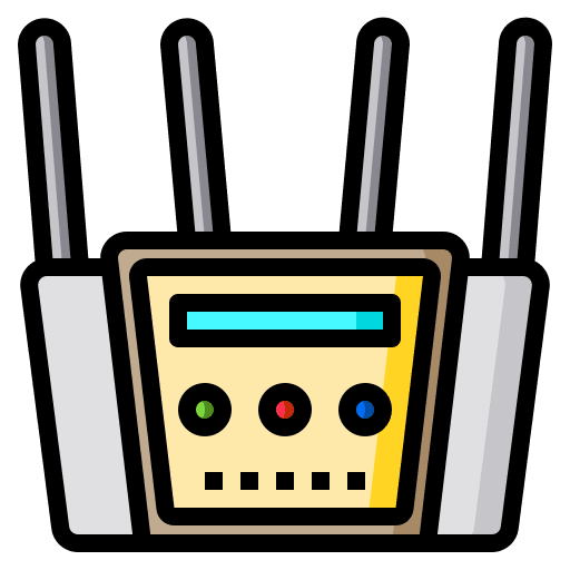 Router device device modem connecting icon Router device device modem connecting icon
