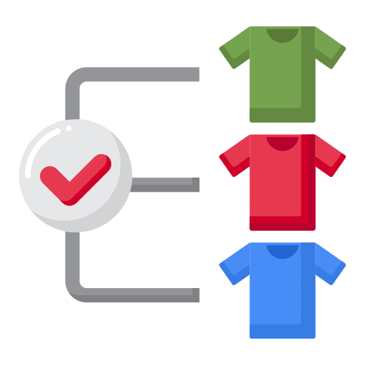 Fitting fitting fashion tshirt icon