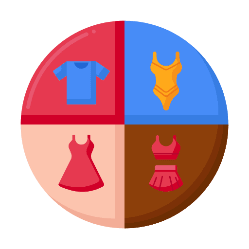 Garment collection season garment icon