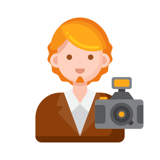 Photographer professional photographer male icon