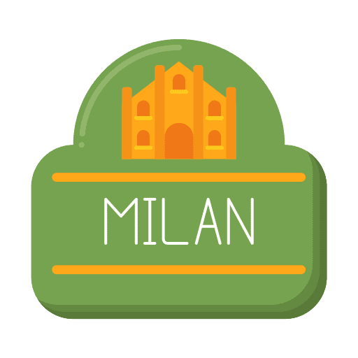 Milan monument architecture and city cultures icon