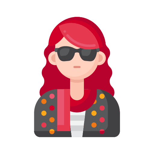Model user woman model icon