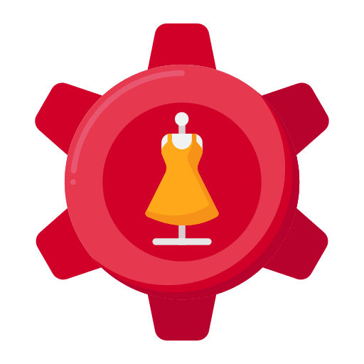 Fashion garment production fashion icon