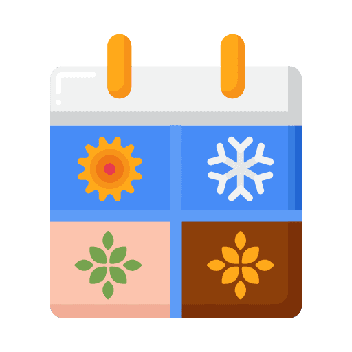 Event weather seasonal date icon