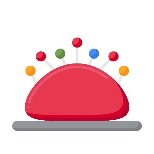 Pincushion pincushion dressmaker hobbies and free time icon
