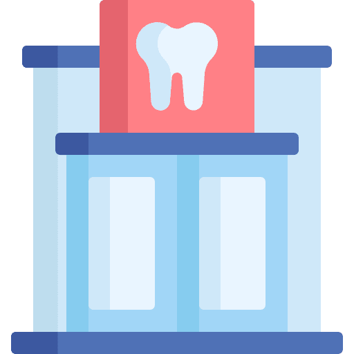 Dental clinic healthcare tooth teeth icon