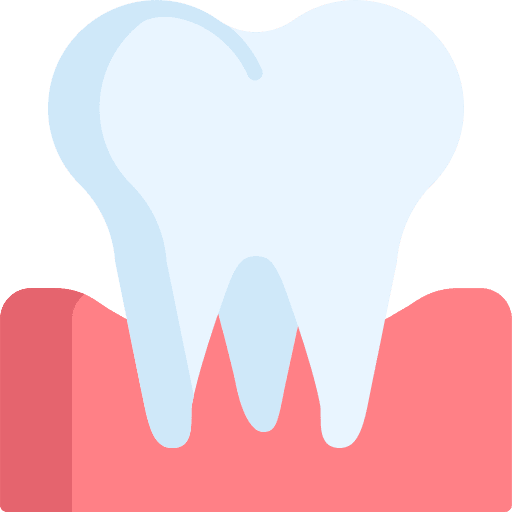 Molar healthcare and medical molar tooth icon