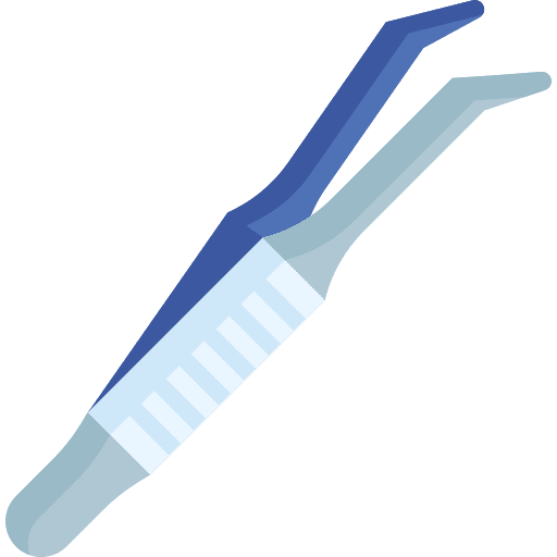 Tweezers personal care tweezers healthcare and medical icon