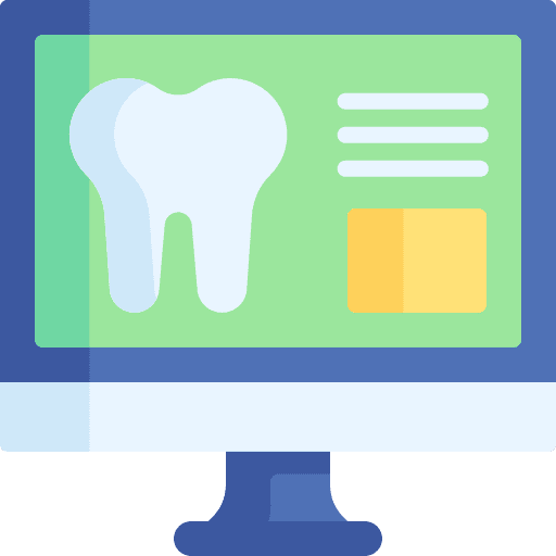 Scan dentist tooth hygiene healthcare and medical icon Scan dentist tooth hygiene healthcare and medical icon