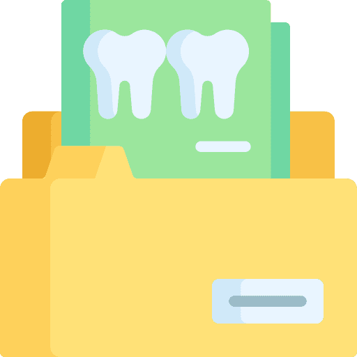 Dental record files file storage dental record icon Dental record files file storage dental record icon