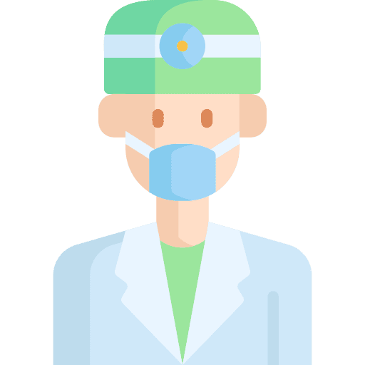 Dentist face mask man male icon Dentist face mask man male icon