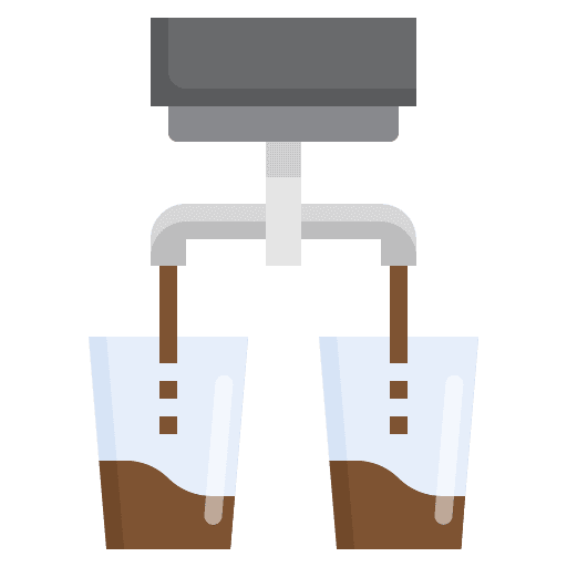 Double double coffee furniture and household icon