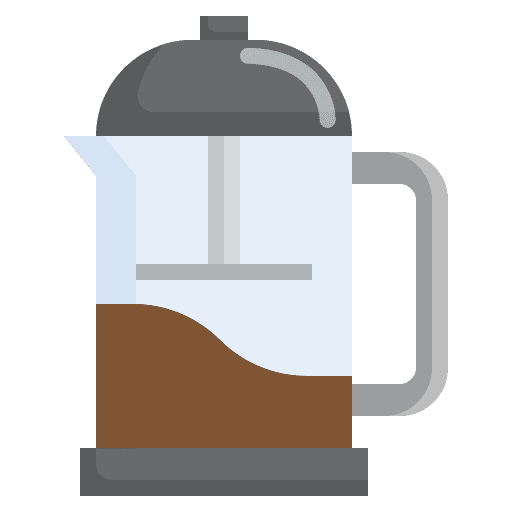 French press french press food and restaurant coffee preparation icon