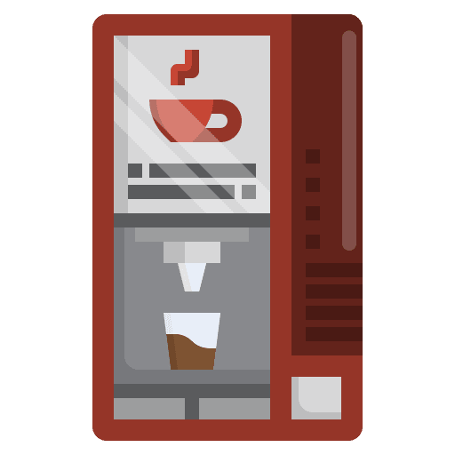Vending machine kitchenware food and restaurant machine icon