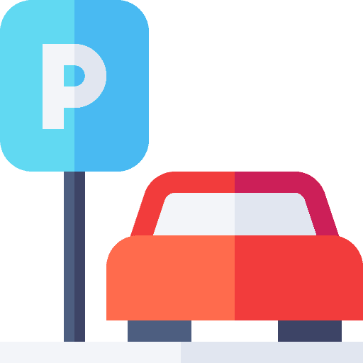 Car parking car transportation transport icon