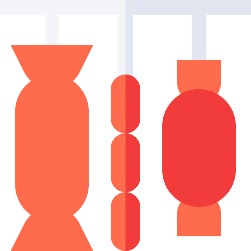 Sausage hook food pork icon