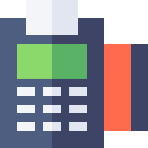 Credit card card reader credit card payment payment method icon