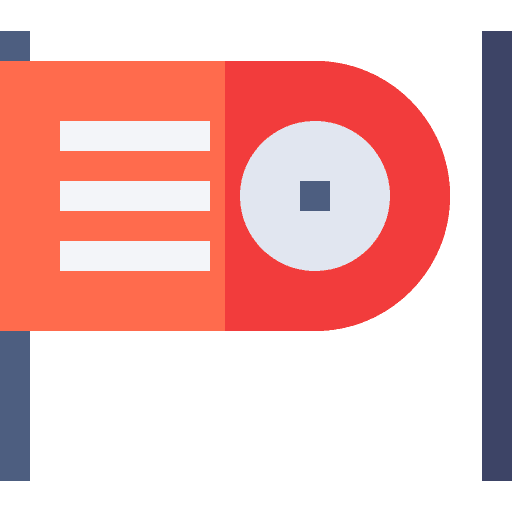 Door commerce supermarket signaling icon