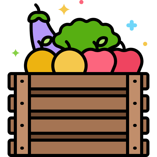 Food commodity fair trade local icon
