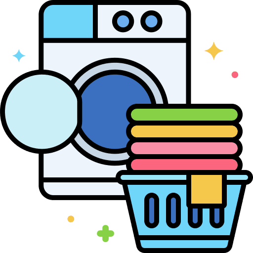 Full load ecology and environment sustainable home washing icon
