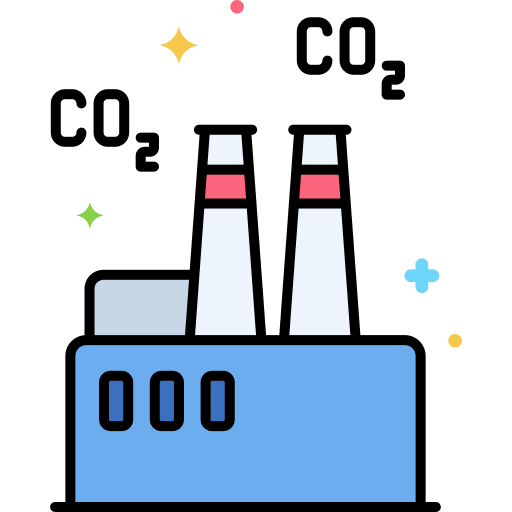 Green house industry ecology and environment factory icon