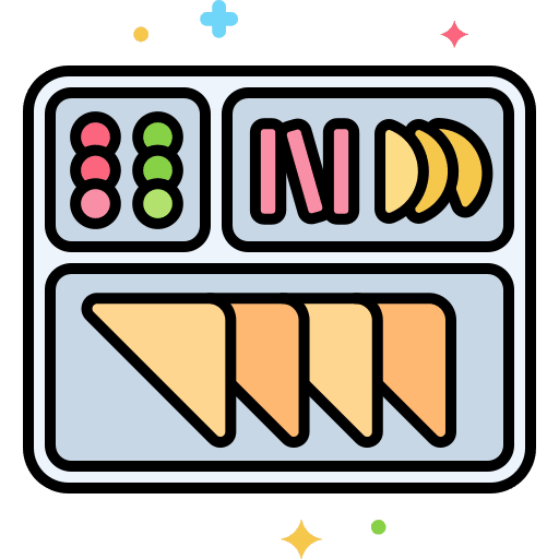 No littering food package disposable sustainable icon
