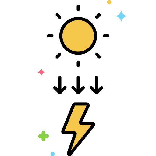Solar energy industry ecology and environment energy icon