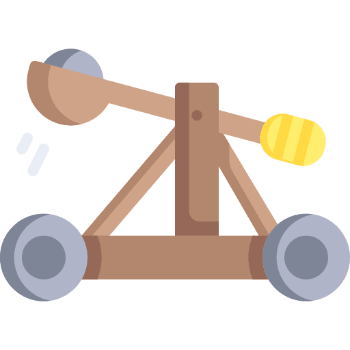Catapult war catapult army icon