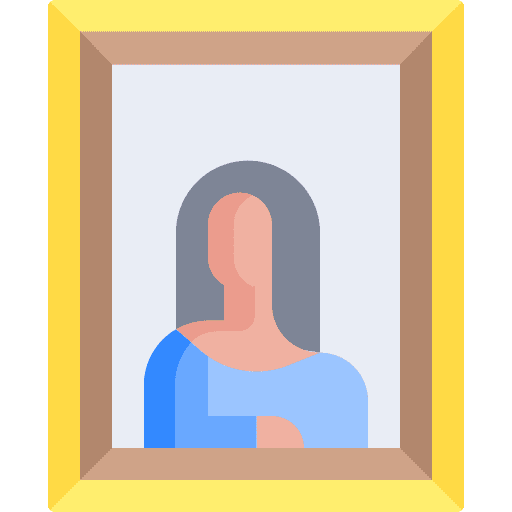 Painting image gallery art and design icon