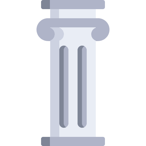 Pillar pillar art and design buildings icon